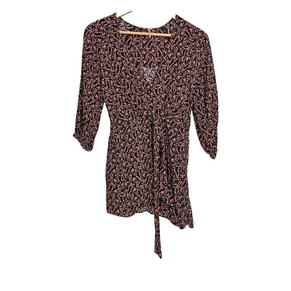 Women's - Free People Clara Floral Print Tunic Dress, Size Small - Picture 2 of 9